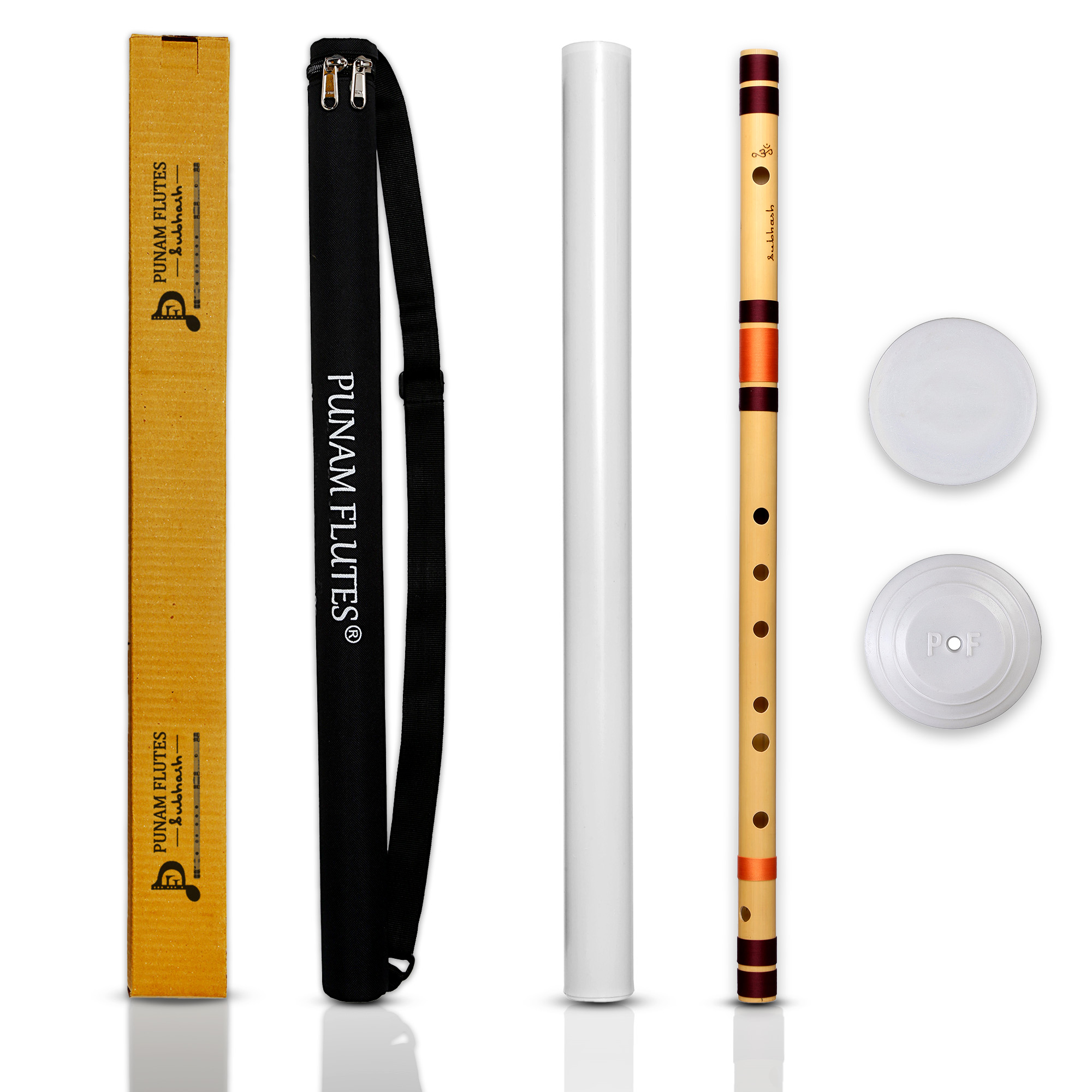 G Natural Base 432 Hz Bansuri Flute 25.65 Inches (65.15 Cm)